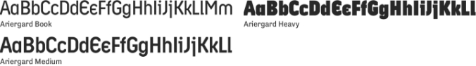 Ariergard Font Preview