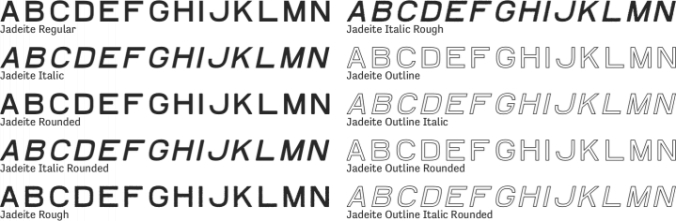 Jadeite font download