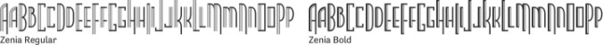 Zenia font download