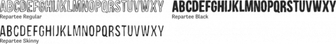 Repartee Font Preview