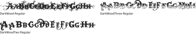DarkWood font download