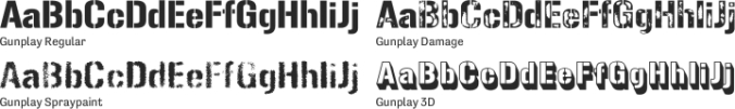 Gunplay font download