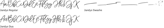 Jandys Font Preview