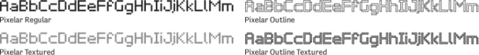 Pixelar Font Preview