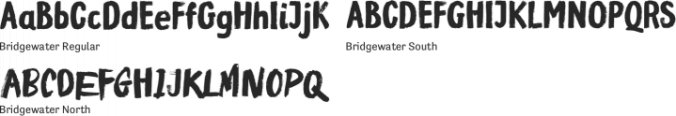 Bridgewater Font Preview
