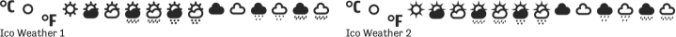 Ico Weather font download