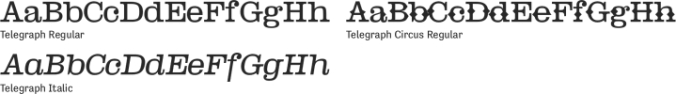 Telegraph Font Preview