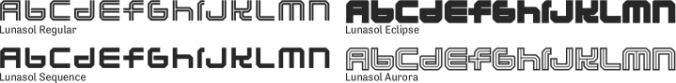 Lunasol Font Preview
