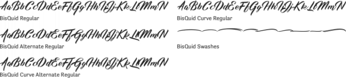 BisQuid Font Preview