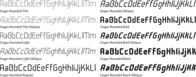 Cogan Rounded font download