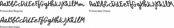 Primordial Font Preview