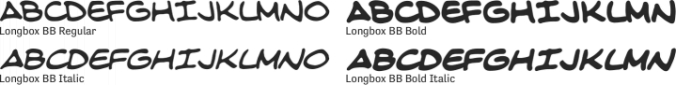 Longbox BB Font Preview