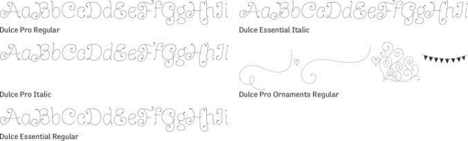 Dulce Pro Font Preview