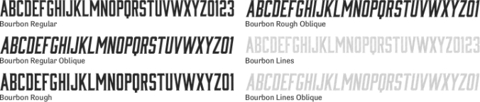 Bourbon Font Preview