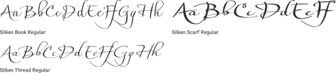 Silken Font Preview