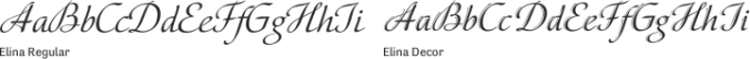 Elina Font Preview