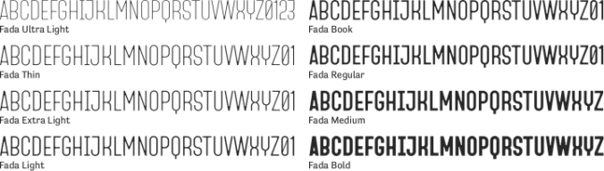 Fada Font Preview