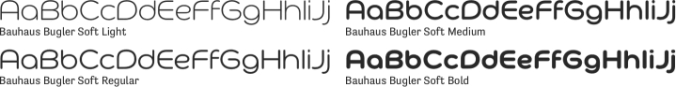 Bauhaus Bugler Soft Font Preview