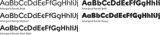 Ariergard Rondo Font Preview