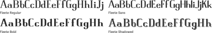 Fleete Font Preview