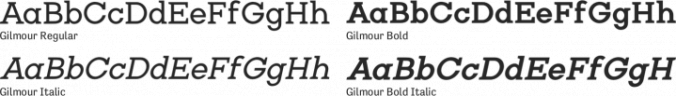 Gilmour font download