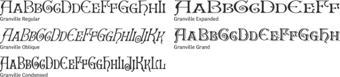 Granville Font Preview
