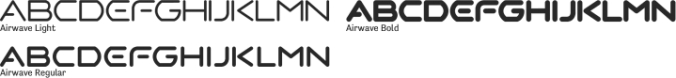 Airwave Font Preview