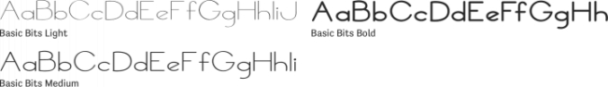 Basic Bits font download