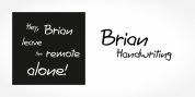 Brian Handwriting font download