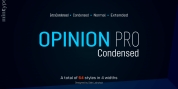 Opinion Pro Condensed font download
