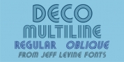 Deco Multiline JNL font download