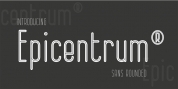 Epicentrum font download