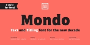 Mondo font download