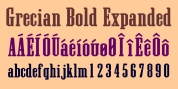 Grecian Bold Expanded font download