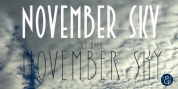 November Sky font download