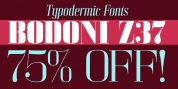 Bodoni Z37 font download