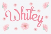 Whitey Script font download
