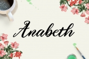 Anabeth font download