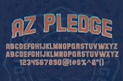 AZ Pledge font download