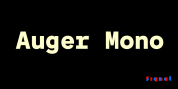 Auger Mono font download