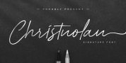 Christnolan font download