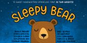 Sleepy Bear font download