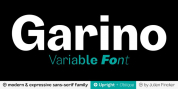 Garino Variable font download