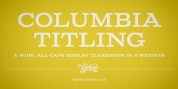 Columbia Titling font download