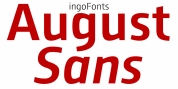 August Sans font download