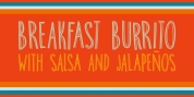 Breakfast Burrito font download