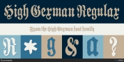 High German font download