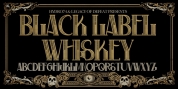 Black Label Whiskey font download