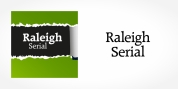 Raleigh Serial font download