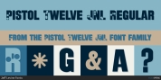 Pistol Twelve JNL font download